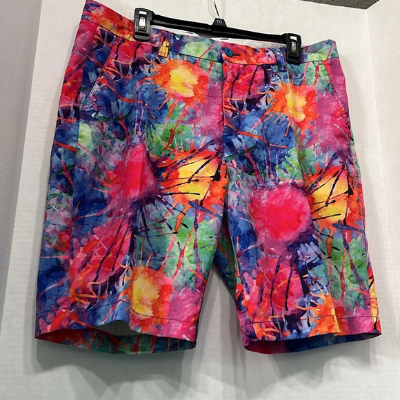 Hreski Explosion of Color Golf Shorts - Picture 3 of 7